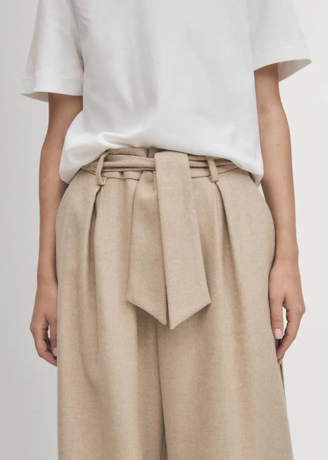 Abbie Beige Trousers Women ALOHAS Pants