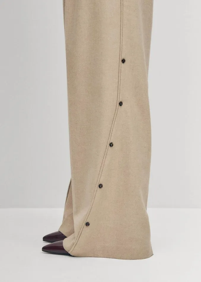 Abbie Beige Trousers Women ALOHAS Pants