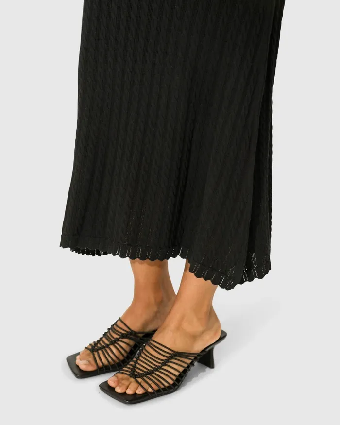 About Last Night Strappy Heel 8211 Black Women Shoes Belle and Bloom