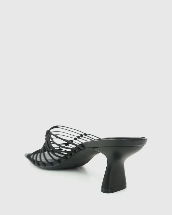 About Last Night Strappy Heel 8211 Black Women Shoes Belle and Bloom