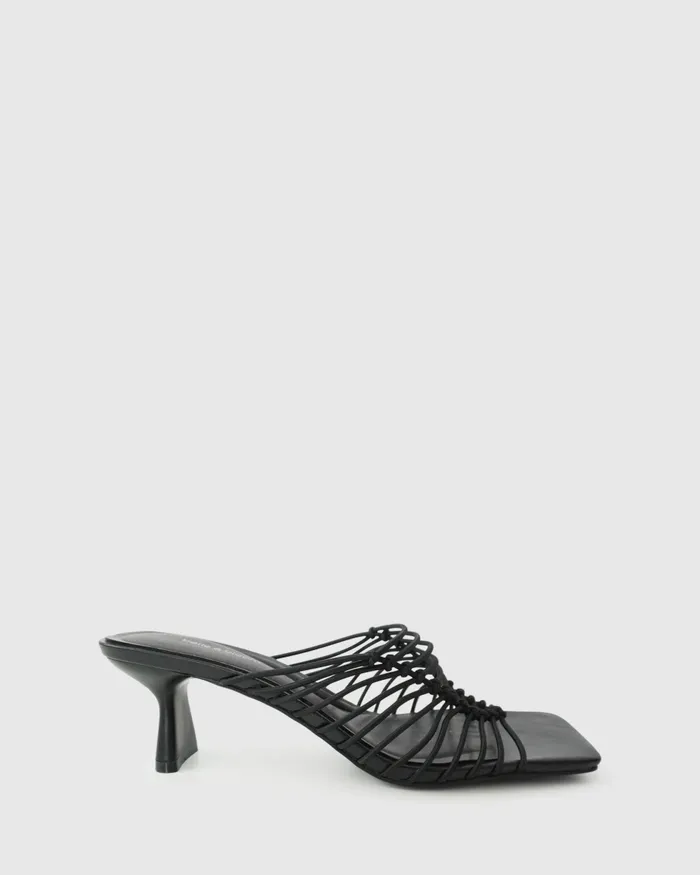 About Last Night Strappy Heel 8211 Black Women Shoes Belle and Bloom