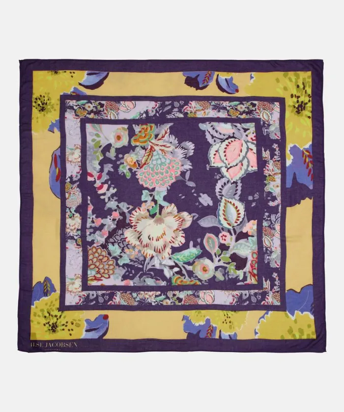 Accessories Ilse Jacobsen Scarves Scarf 8211 Dark Violet