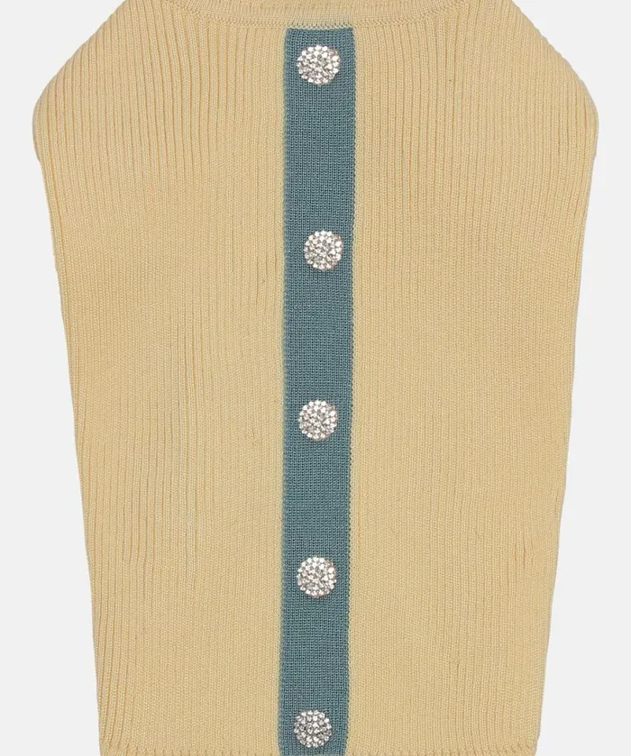 Accessories Ilse Jacobsen Vov and Vuf Dog Knit 8211 Flan Yellow