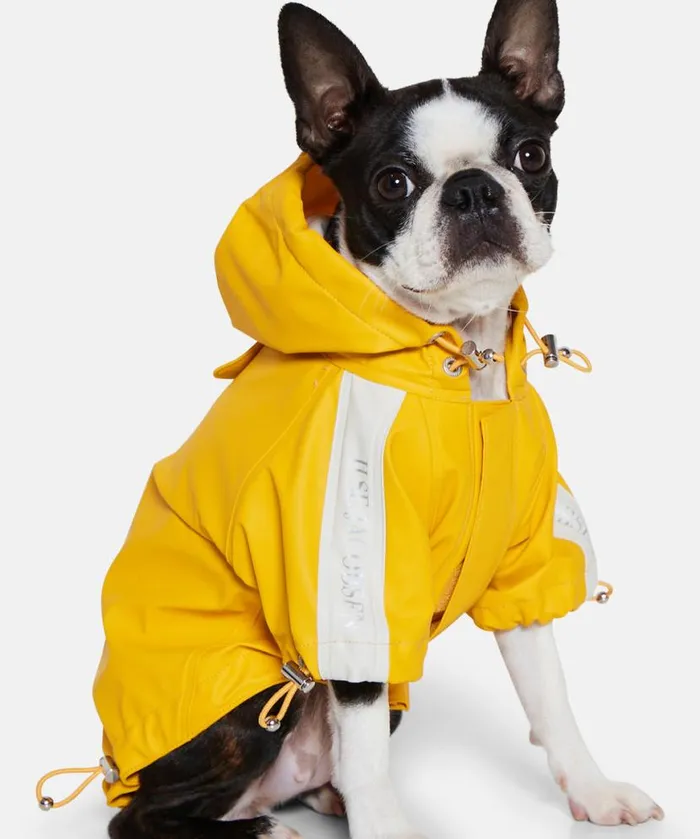Accessories Ilse Jacobsen Vov and Vuf Dog Rain Cover 8211 Cyber Yellow