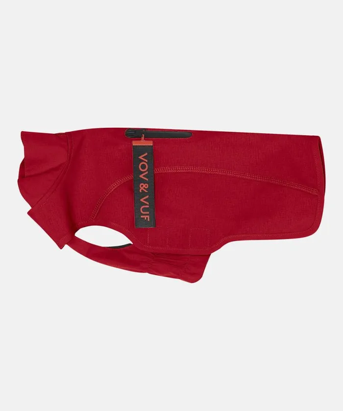 Accessories Ilse Jacobsen Vov and Vuf Dog Rain Cover 8211 Rhubarb