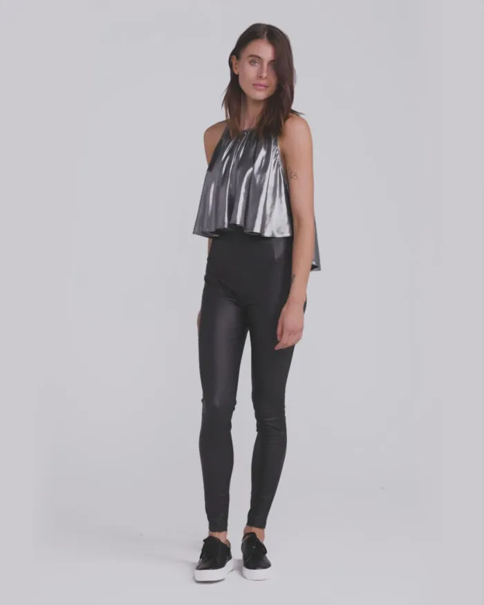 Addicted To You Trapeze Top 8211 Gunmetal Women Tops Belle and Bloom
