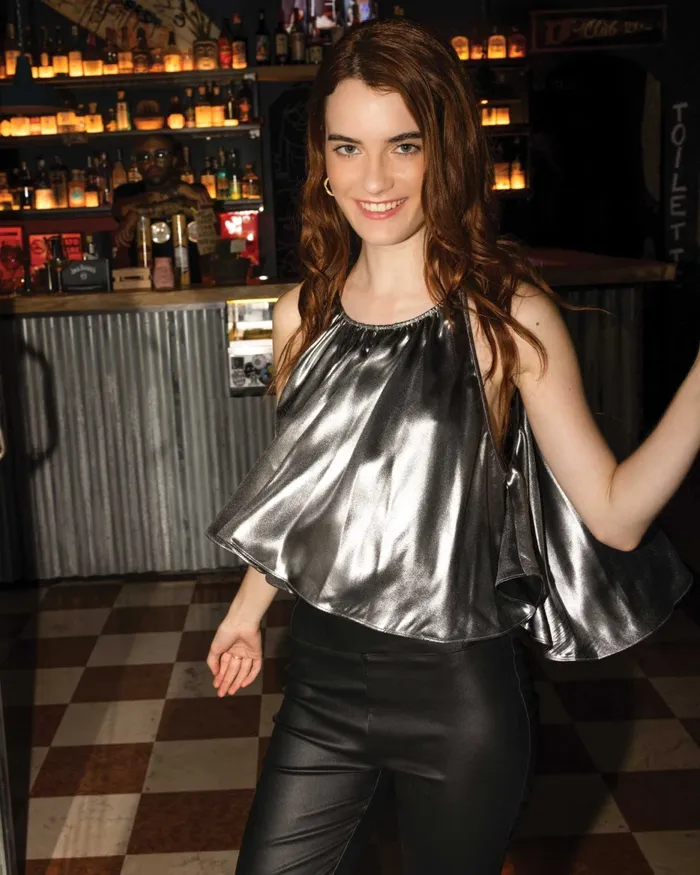 Addicted To You Trapeze Top 8211 Gunmetal Women Tops Belle and Bloom