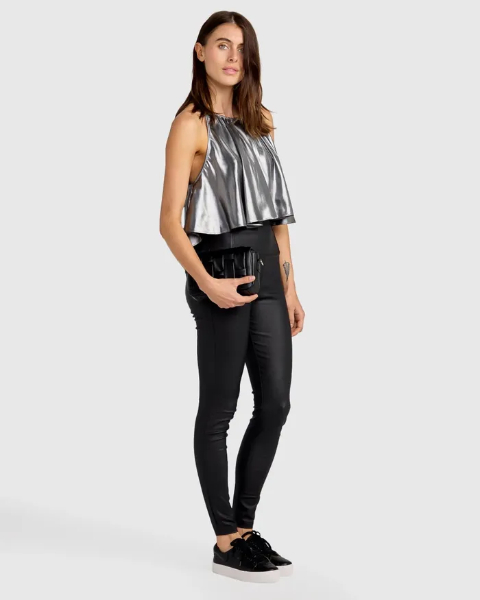 Addicted To You Trapeze Top 8211 Gunmetal Women Tops Belle and Bloom