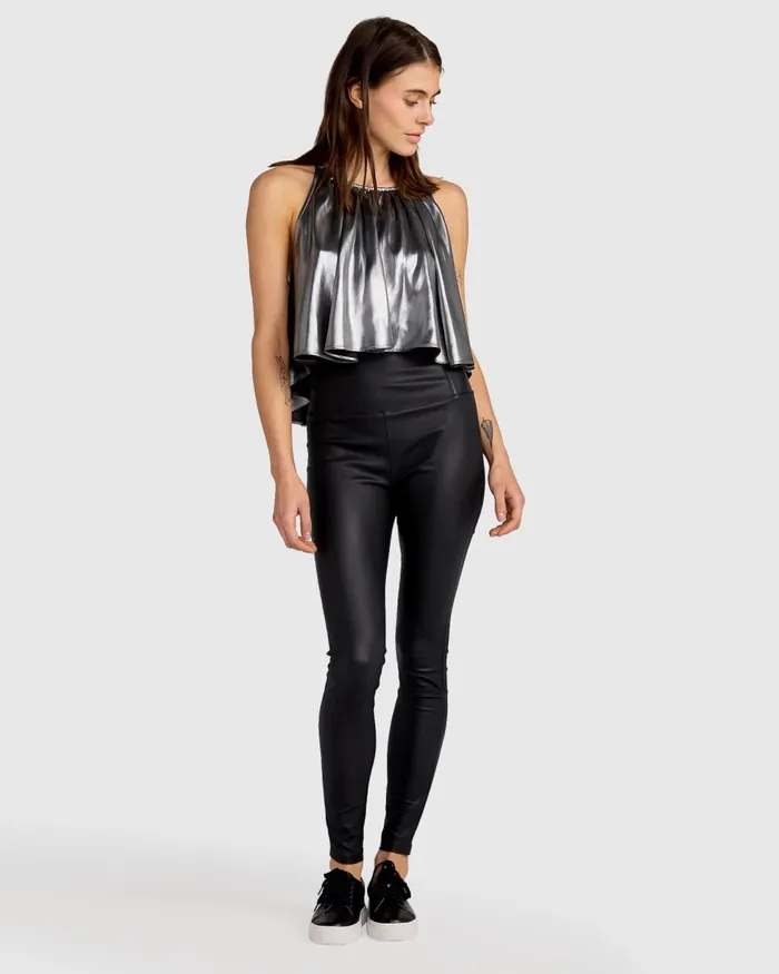 Addicted To You Trapeze Top 8211 Gunmetal Women Tops Belle and Bloom