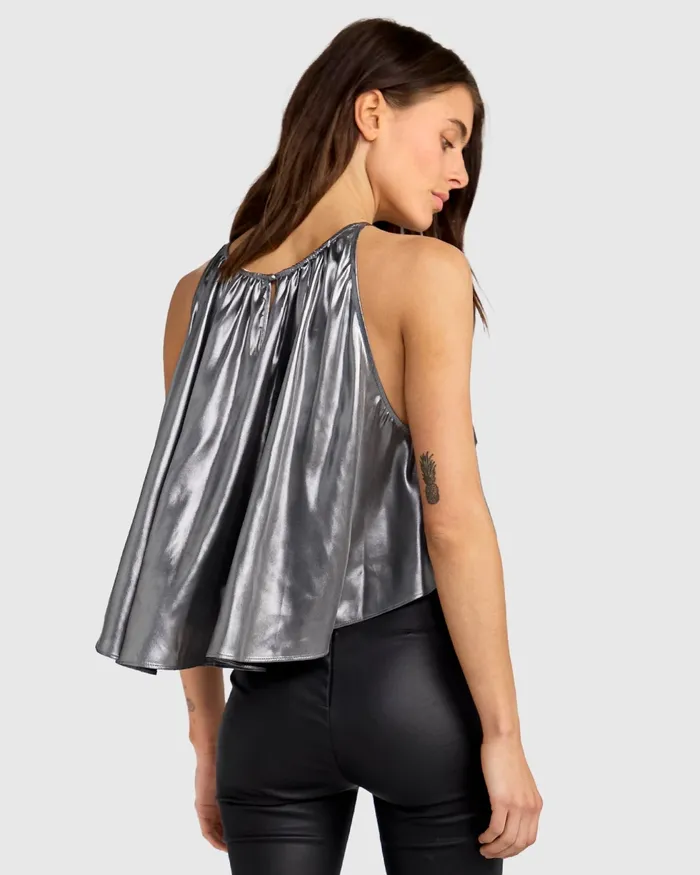 Addicted To You Trapeze Top 8211 Gunmetal Women Tops Belle and Bloom