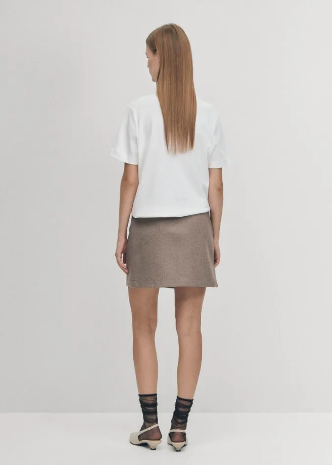 Adela Taupe Skirt Women ALOHAS Skirts