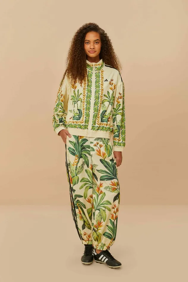 Adidas Tropical Breeze Cream White Pants Women FARM Rio Pants