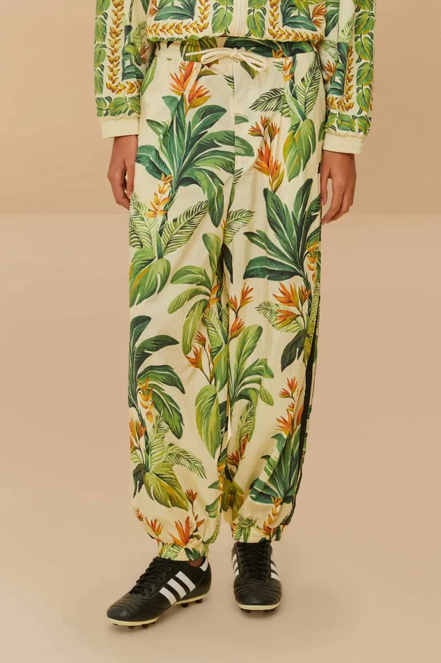 Adidas Tropical Breeze Cream White Pants Women FARM Rio Pants
