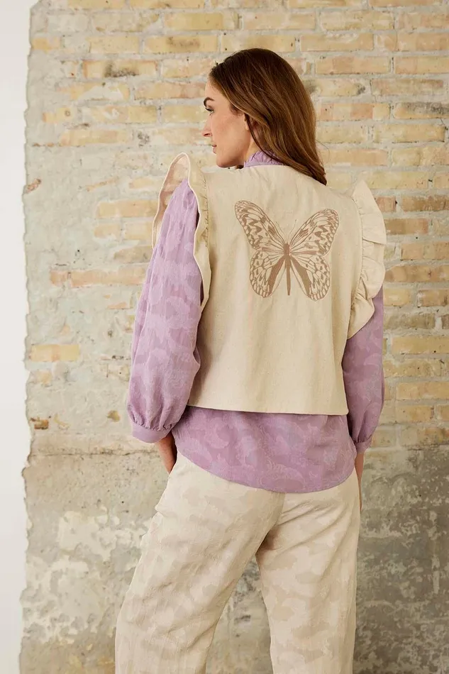 AIKO VEST 16120 191 Sand 191 Women IN FRONT SALE