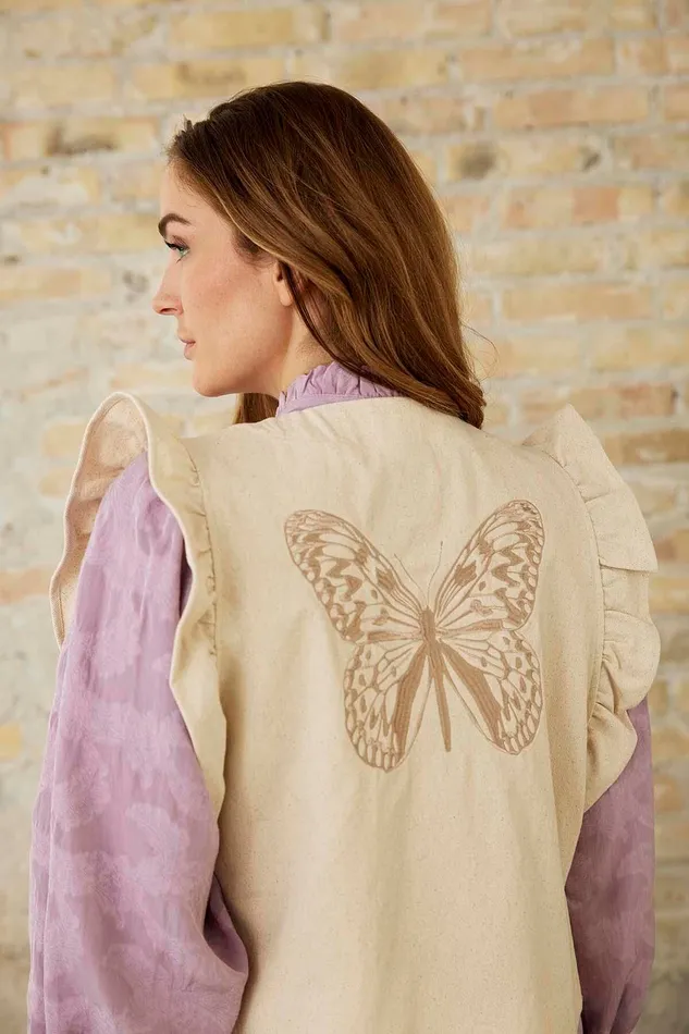 AIKO VEST 16120 191 Sand 191 Women IN FRONT SALE