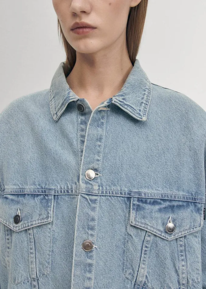 Alaska Blue Denim Jacket Women ALOHAS Denim