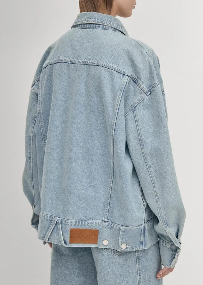 Alaska Blue Denim Jacket Women ALOHAS Denim