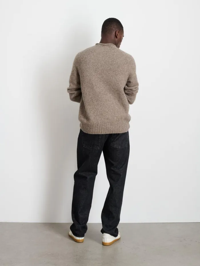 Alex Mill Alex Rollneck Sweater In Alpaca Chestnut Men Sweaters Sweatshirts