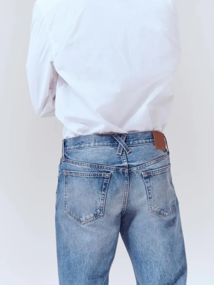 Alex Mill AM Original 5 Pocket Jean Vintage Medium Indigo Men Denim