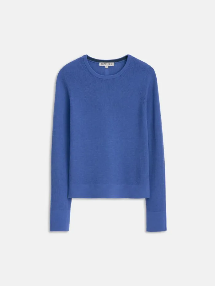 Alex Mill Ava Sweater Tee Mystic Blue Women Sweaters