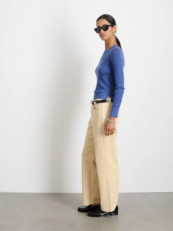 Alex Mill Ava Sweater Tee Mystic Blue Women Sweaters Alex Mill Ava Sweater Tee Mystic Blue Women Sweaters