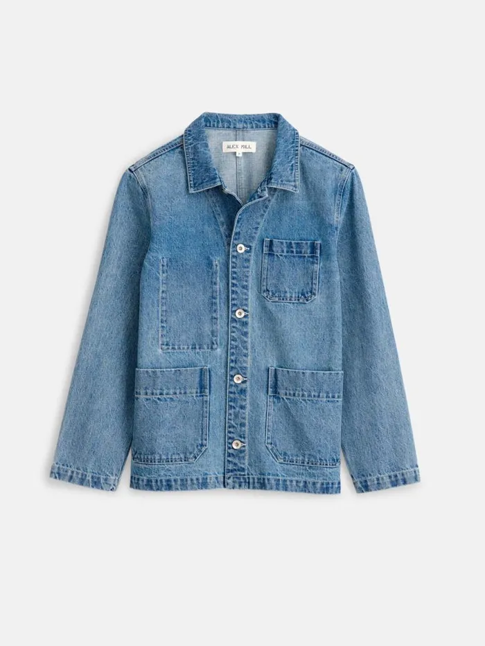 Alex Mill Britt Work Jacket In Denim Women Jackets Outerwear