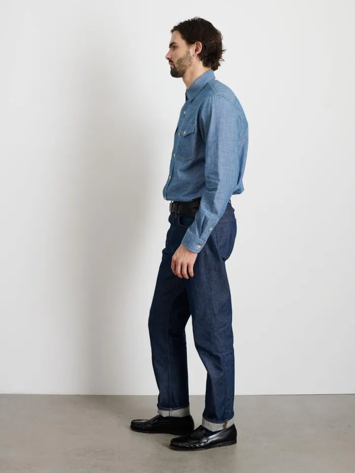Alex Mill Fred Shirt In Chambray Men Denim