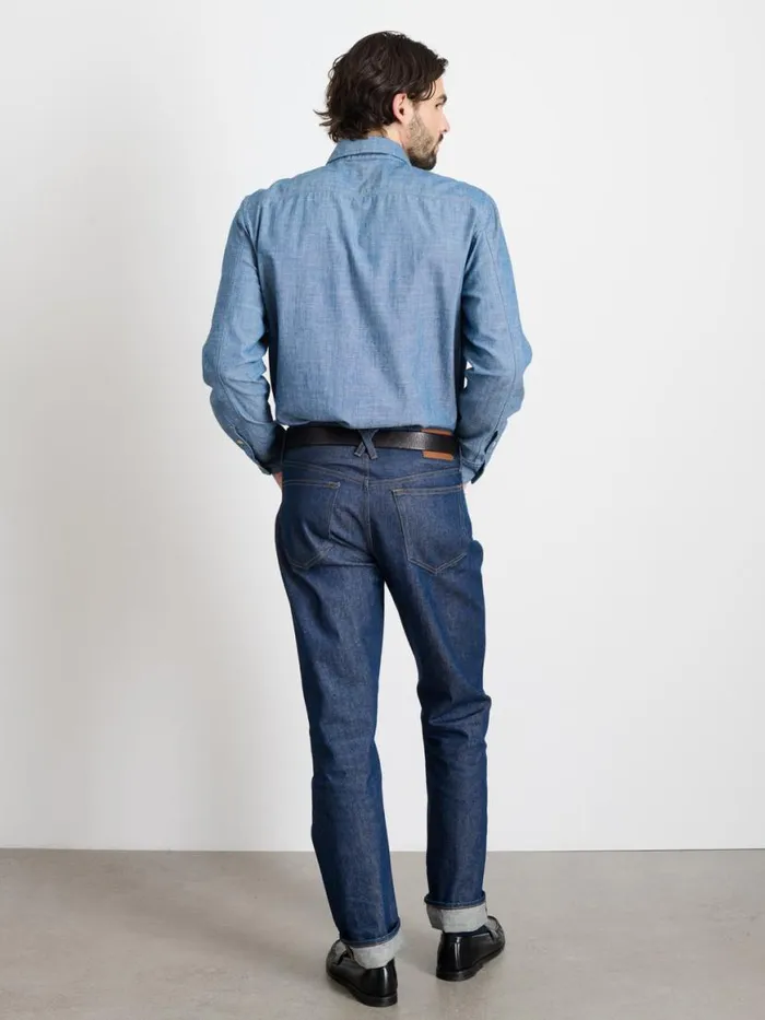 Alex Mill Fred Shirt In Chambray Men Denim