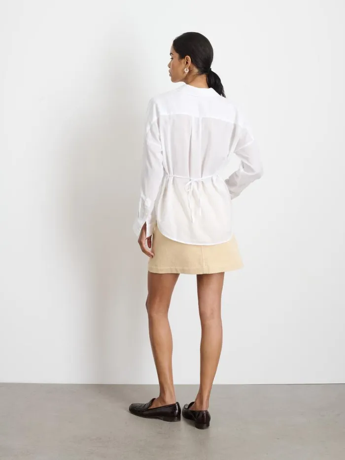 Alex Mill Karlie Shirt In Cotton Voile White Women Shirts Tops