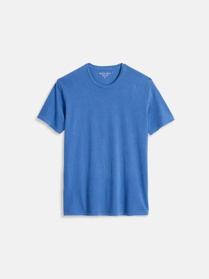 Alex Mill Lightweight Mercer Tee Blue Men Tees Polos