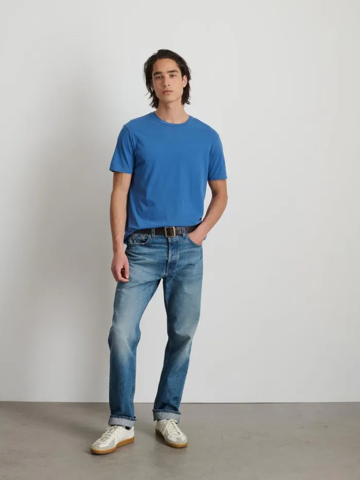 Alex Mill Lightweight Mercer Tee Blue Men Tees Polos