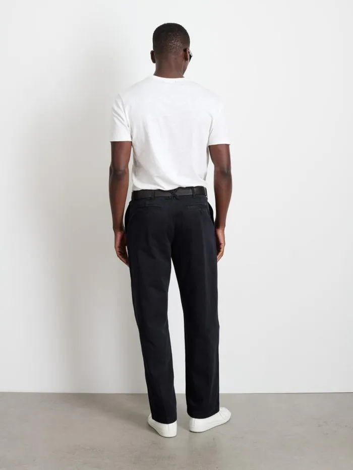 Alex Mill Long Inseam Straight Leg Pant In Vintage Washed Chino Washed Black Men Suiting Blazers