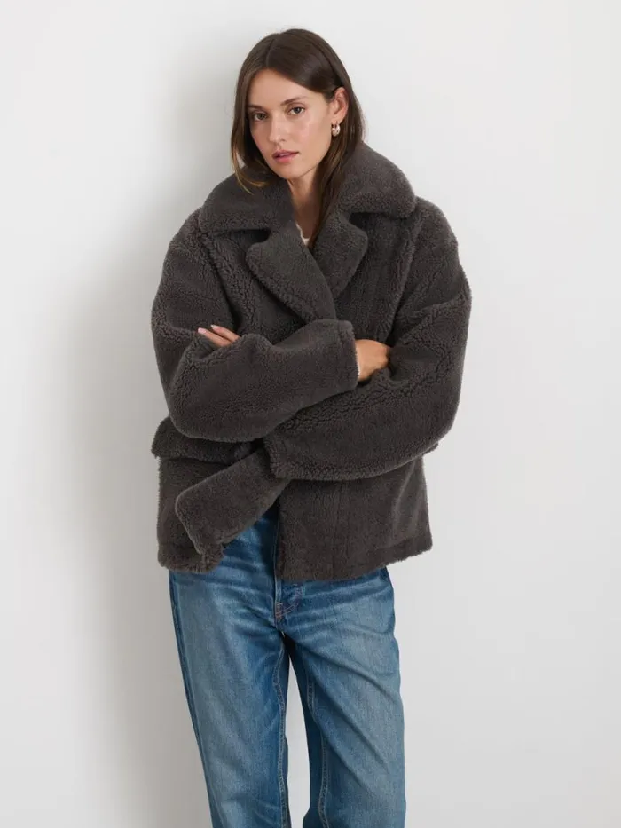 Alex Mill Owen Barry X Alex Mill Shearling Tansy Jacket Women Jackets Outerwear