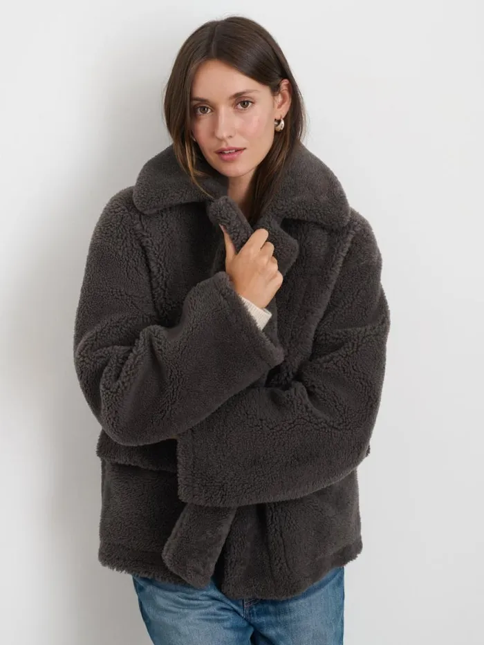 Alex Mill Owen Barry X Alex Mill Shearling Tansy Jacket Women Jackets Outerwear
