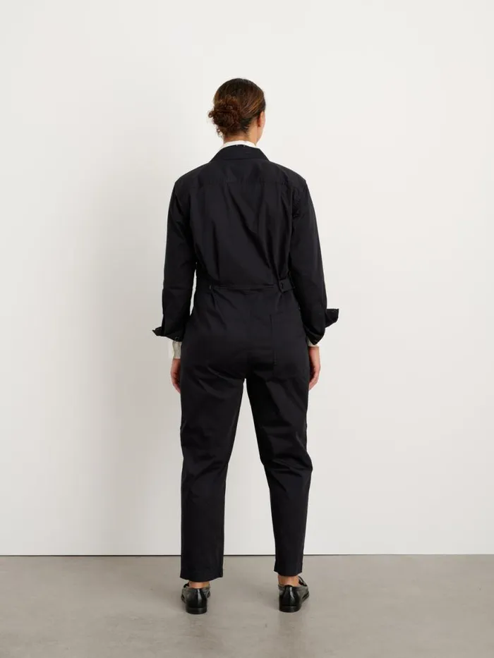 Alex Mill Standard Jumpsuit In Cotton Twill Black Women Jumpsuits