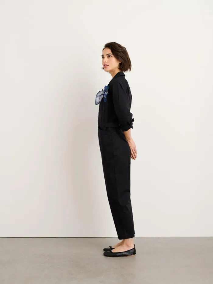 Alex Mill Standard Jumpsuit In Cotton Twill Black Women Jumpsuits
