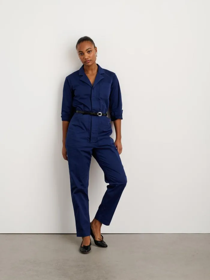 Alex Mill Standard Jumpsuit In Long Inseam Dark Navy Women Jumpsuits