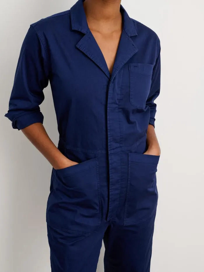 Alex Mill Standard Jumpsuit In Long Inseam Dark Navy Women Jumpsuits