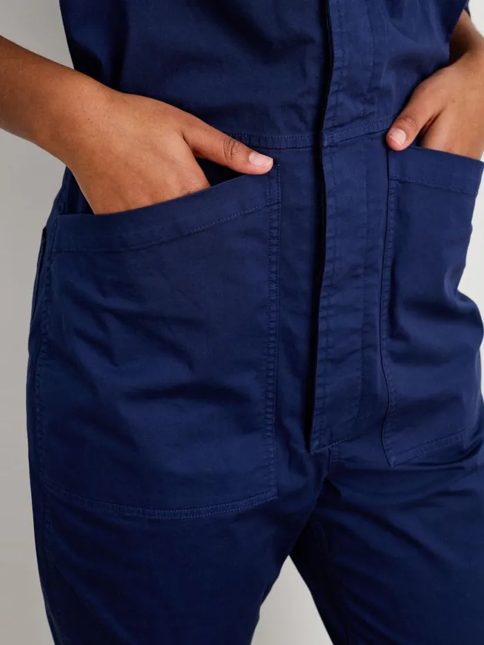 Alex Mill Standard Jumpsuit In Long Inseam Dark Navy Women Jumpsuits
