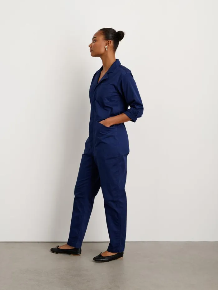 Alex Mill Standard Jumpsuit In Long Inseam Dark Navy Women Jumpsuits
