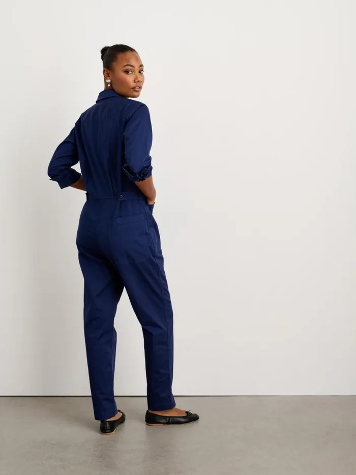 Alex Mill Standard Jumpsuit In Long Inseam Dark Navy Women Jumpsuits