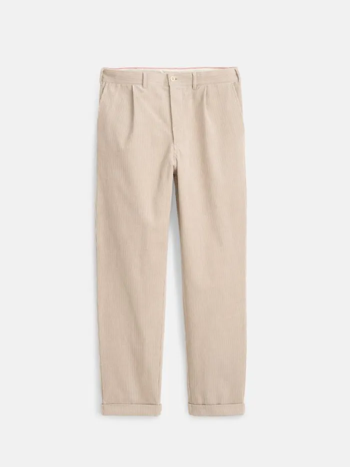 Alex Mill Standard Pleated Pant In Corduroy Cloud Grey Men Pants
