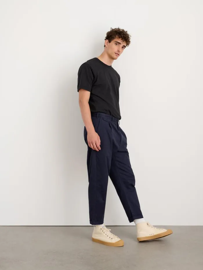 Alex Mill Standard TShirt In Slub Cotton Black Men Tees Polos