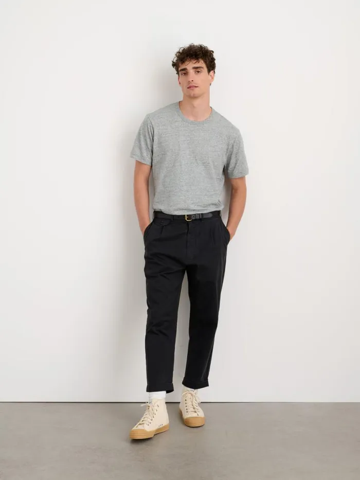 Alex Mill Standard T Shirt In Slub Cotton Heather Grey Men Tees Polos
