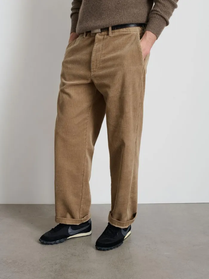 Alex Mill Straight Leg Pant In Corduroy Khaki Men Suiting Blazers