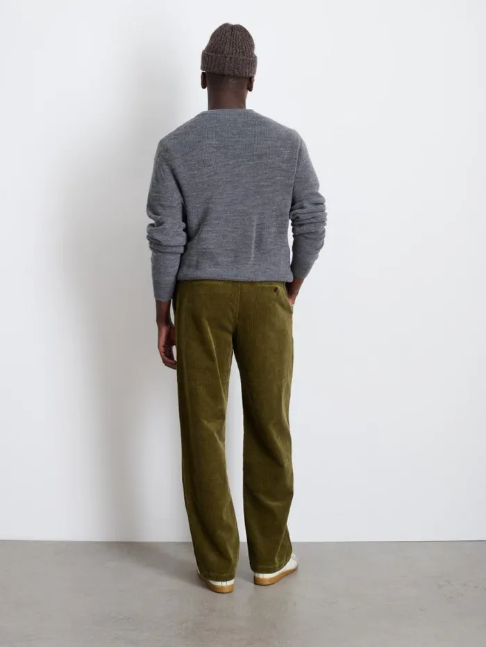 Alex Mill Straight Leg Pant In Corduroy Long Inseam Dark Olive Men Suiting Blazers