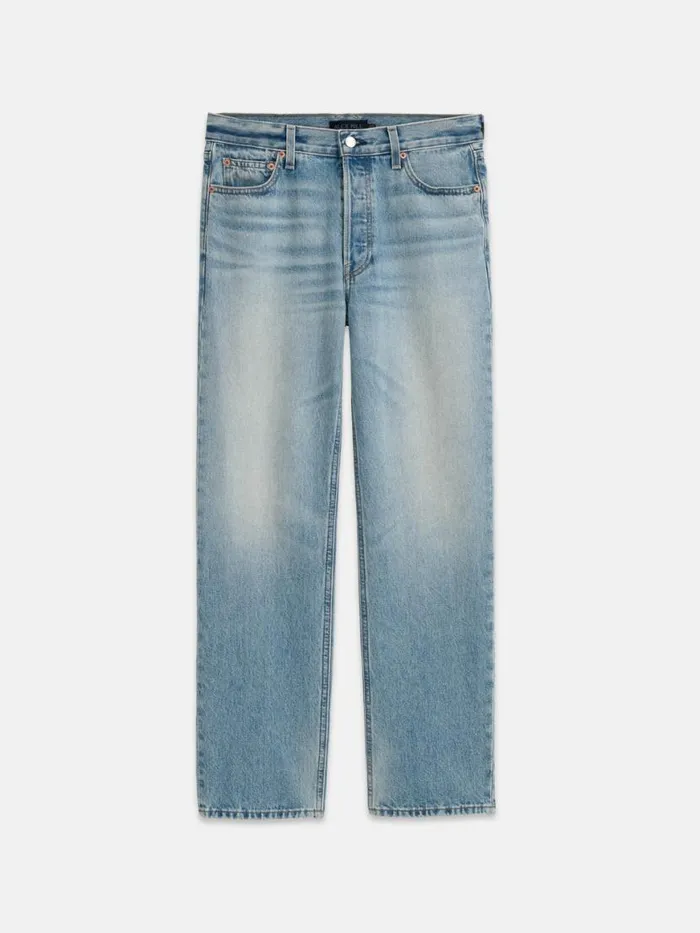 Alex Mill The Bev Relaxed Vintage Light Indigo Women Pants