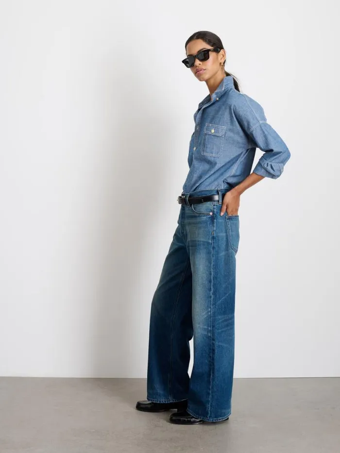 Alex Mill The Chambray Shirt Women Shirts Tops