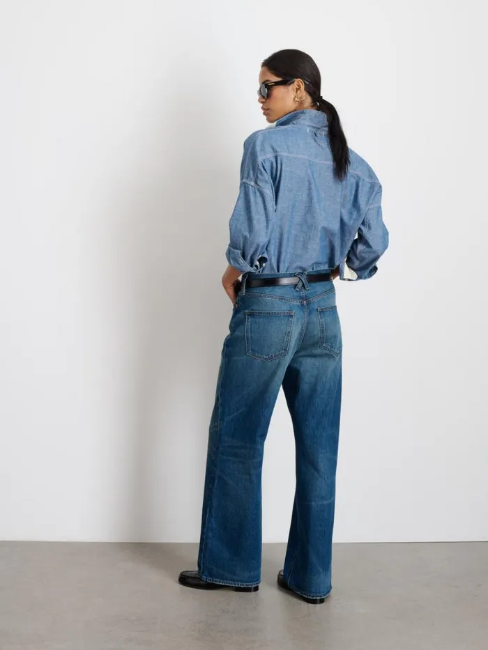 Alex Mill The Chambray Shirt Women Shirts Tops