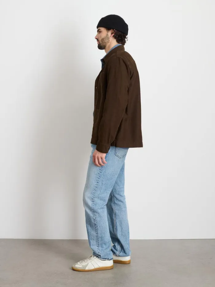 Alex Mill Work Jacket In Chamois Espresso Men Jackets Coats